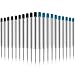 Produktbild 40 Pack Metall Kugelschreiber Medium Point Pen Refills Set Ersatz Glattes Schreiben Kugelschreiber und Stylus Schreibwaren Bürobedarf (20 Stück schwarze Tinte, 20 Stück blaue Tinte)