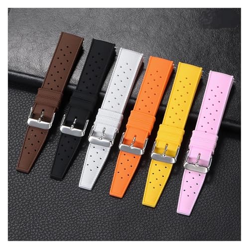 Bracelet montre silicone bleu de qualité supérieure avec finitions dorées