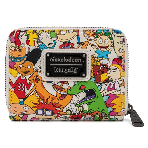 Loungefly Nickelodeon Nick Rewind Gang Zip Around Wallet2