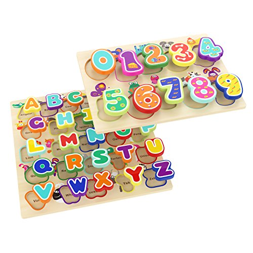 TOP BRIGHT Wooden Puzzles Alphabet...