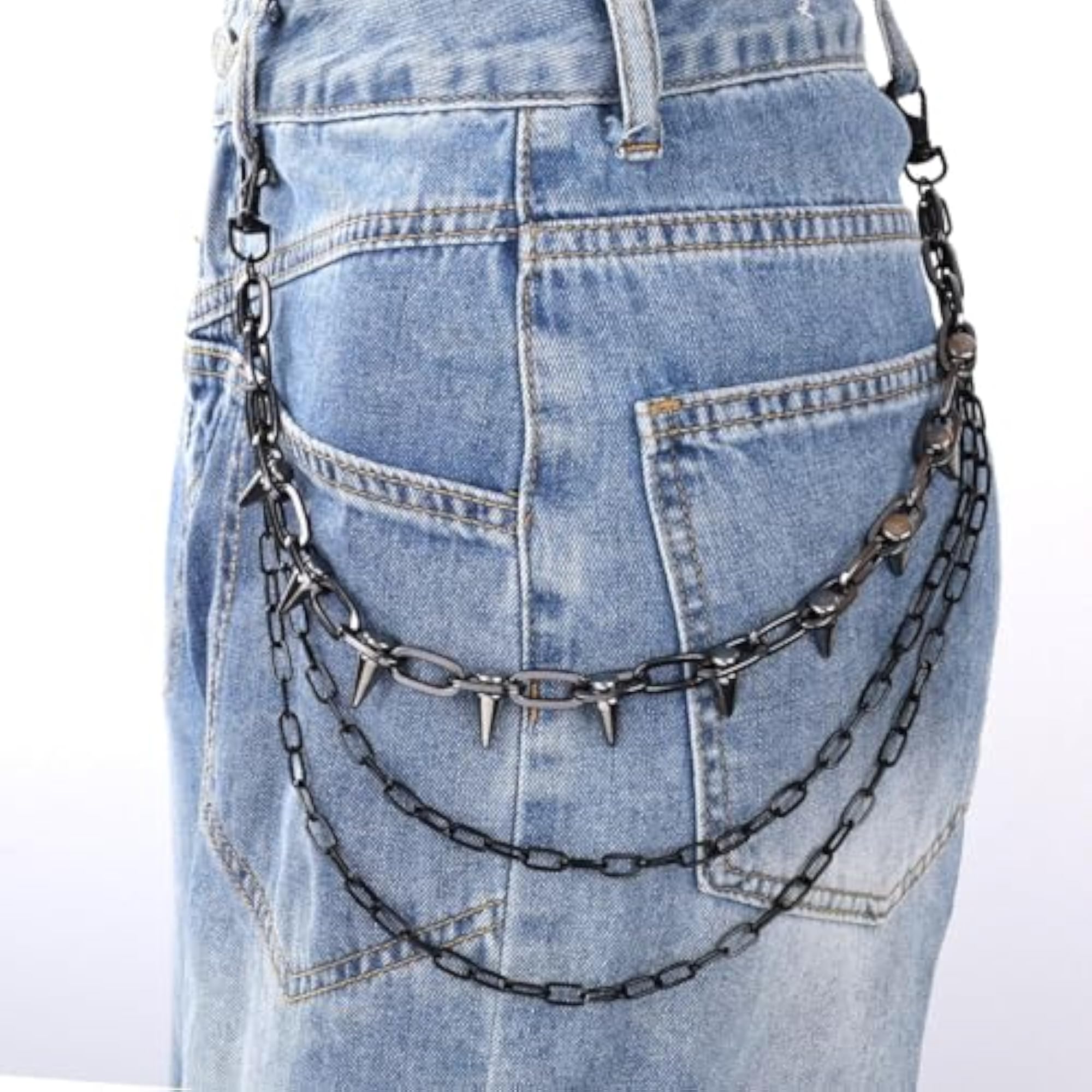 Heavy Metal Trouser Chain for Men and Women