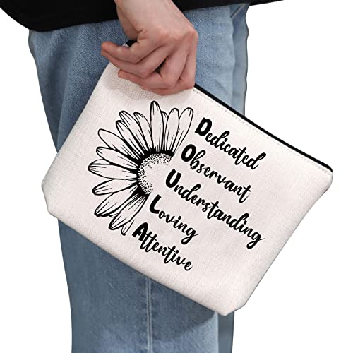 „I‘m A Doula“ Make-up-Tasche – Doula-Geschenk, Waschbar, 23,5x17 Cm, Mit Reißverschluss