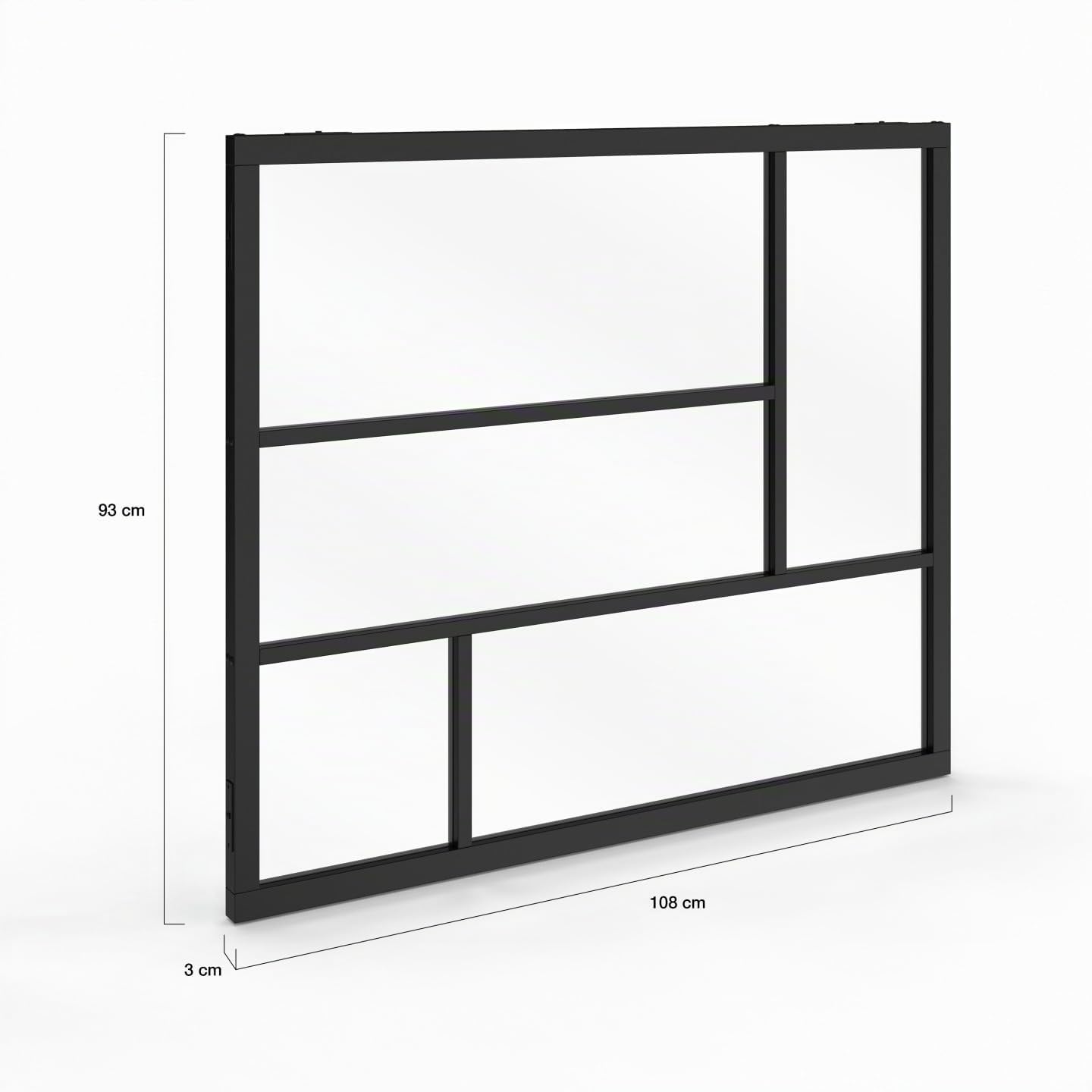 IDMarket - Verrière Atelier géométrique L. 93 x H. 108 cm