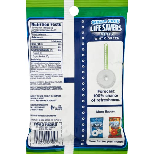 Lifesavers Wint-O-Green Hard Candy, No Sugar (Pack Of 2) #TOP1