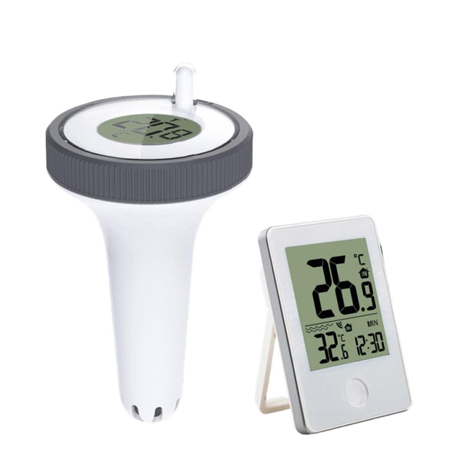 Termometro Per Piscina Termometro Galleggiante Wireless Con Monitor Della Temperatura Esterna/interna, Termometro For La Temperatura Del'acqua, Indicatore Della Temperatura Del'acqua Di Facile Lettura