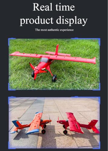 Image of FLYCOLOR QIDI-590 4CH Brushless RC Airplane, Draco Fixed Wing Glider, Red