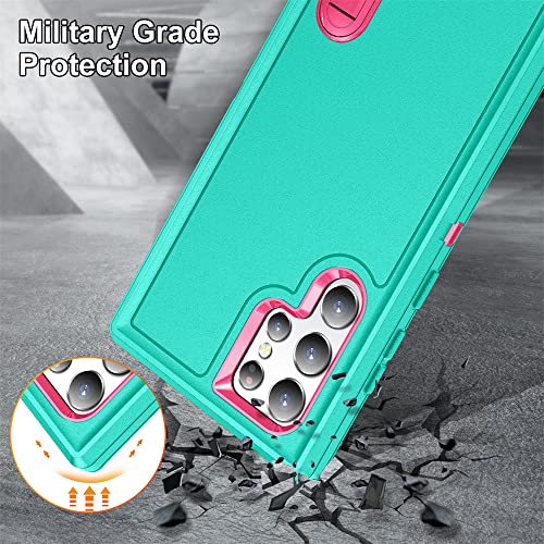 Coque Samsung Galaxy S22 Ultra rigide anti-transpiring orange