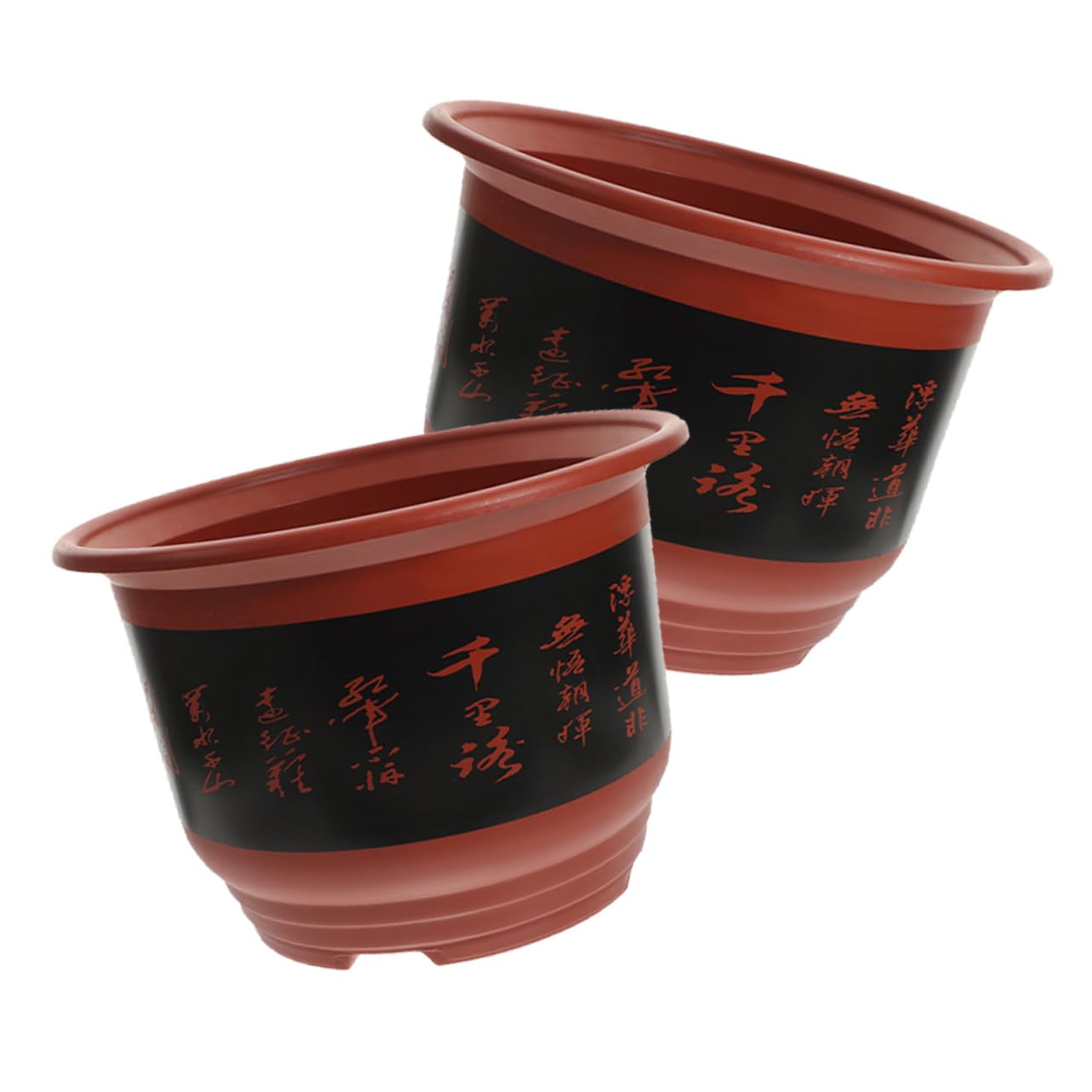 ORFOFE Lot De 2 Pots À Orchidées en Plastique avec Trous Uniques pour Une Utilisation Facile