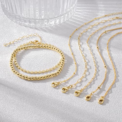 Turandoss Gold Bracelets Set for Women No Tarnish Trendy Jewelry Gifts - image 6
