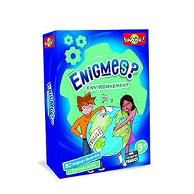 Bioviva – Enigmes – Environnement – Devinez la réponse le plus rapidement possible grâce aux indices- Jeu de cartes – Collection Enigmes – 2 à 6 joueurs – 9 ans – Fabriqué en France – 200479