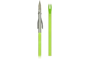 Muzzy 3-Blade Bowfishing Fish Point and Chartreuse Arrow Set