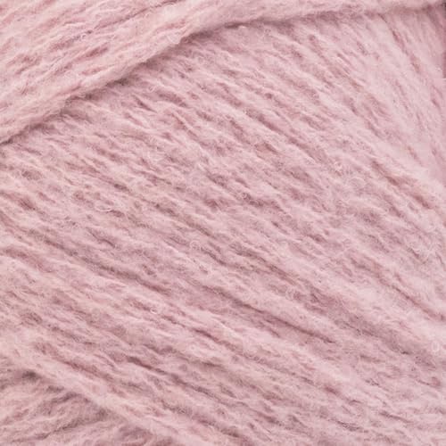 Image of Lion Brand Yarn, Feels Like Butta Soft Crochet Yarn, Petal Pink, 1 Pack