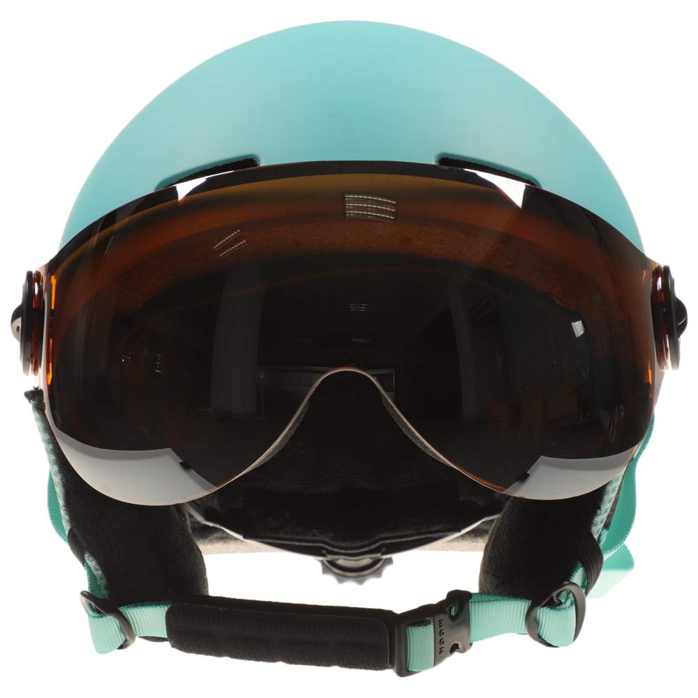 Lixada Casco de Esquí con Orejeras y Gafas Casco de Esquí de Seguridad Casco de Esquí Profesional Hombres y Mujeres