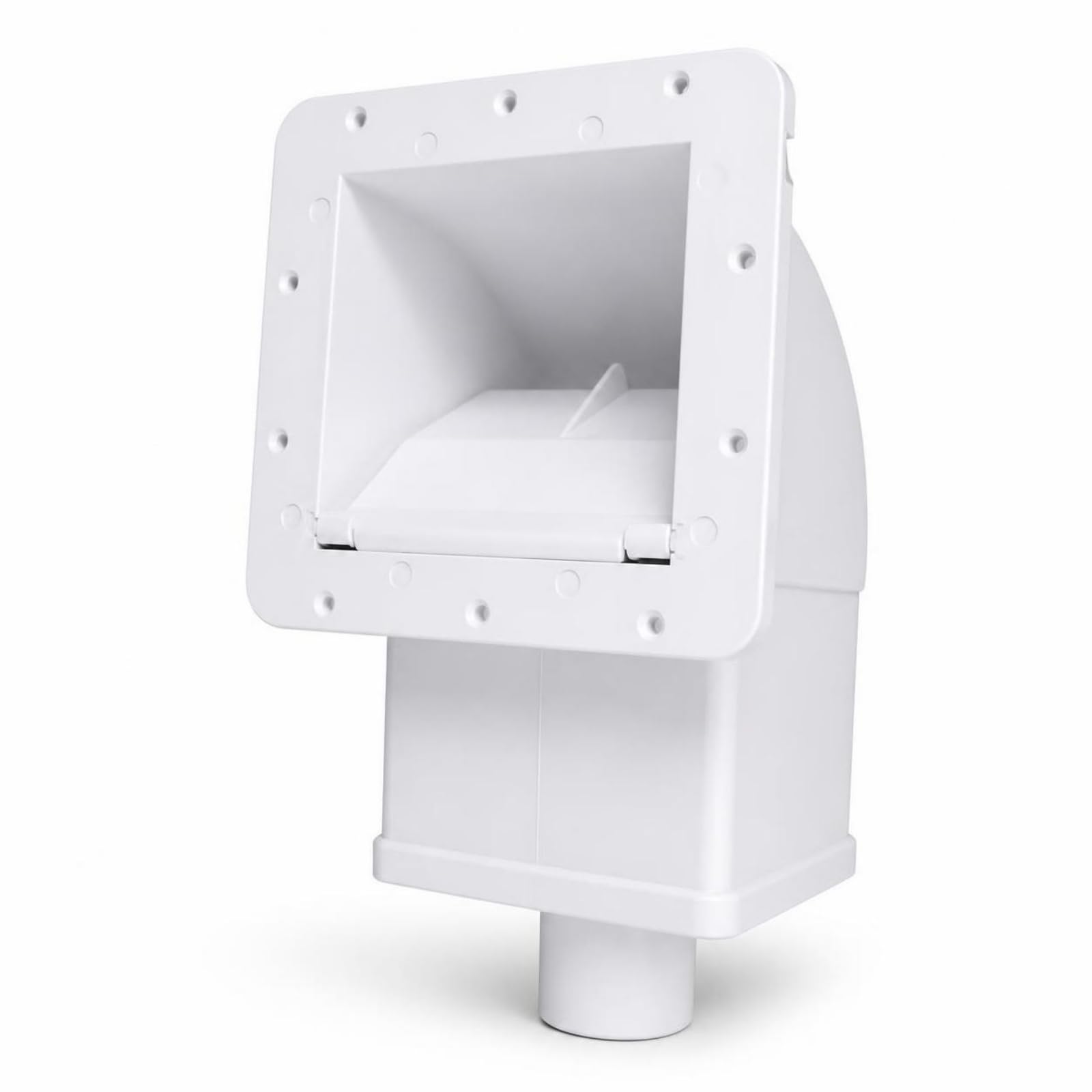Colcolo Skimmer de Pared para Piscina Skimmer Desnatador Recolector Depurador con Compuerta y Canal Inclinado Que Impide Que la Suciedad Retorne al Agua