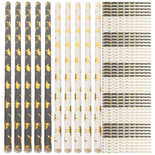 Pitillos de papel biodegradables CLISPEED 100 piezas miniatura 1