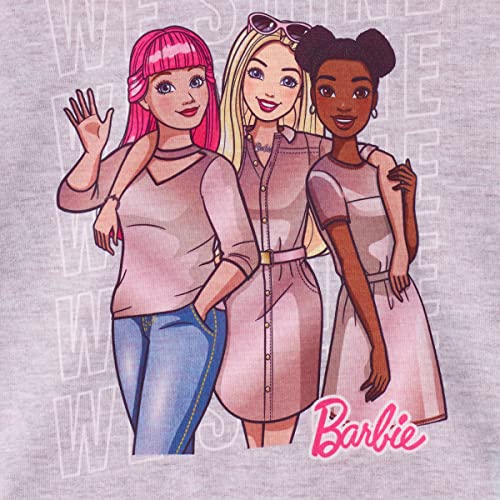 Barbie Girls Pajama Pants and Sleep Shirt Sets for Kids 4 Piece Sleepwear Set for Girls (as1, numeric, numeric_10, regular, Pink-Heather) - image 7