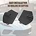 KUAFU Front Strut/Shock Tower Covers Compatible with 2020-2022 Chevrolet Corvette C8 Front Shock Absorbing Tower Cover with Mag Ride ABS Plastic