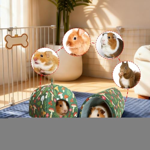 Cojín cálido de hámster y cama para conejos lavable 5
