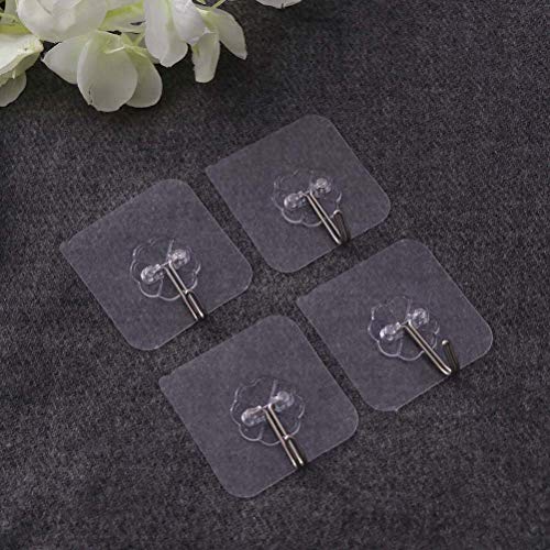 Gancho Transparente Não Marcante Gancho De Plástico Forte Gancho Gancho Transparente Não Marcador Ga