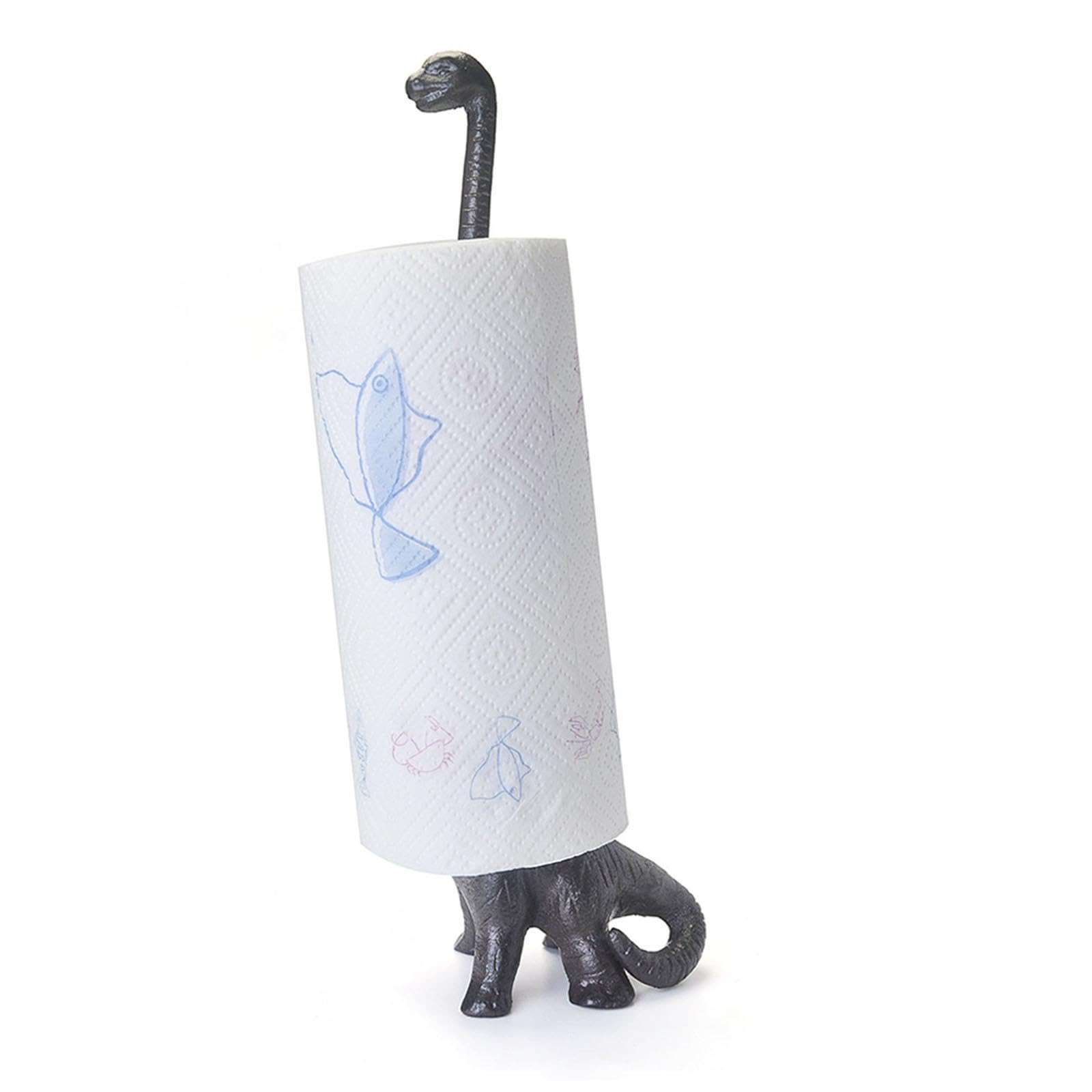 Papierhalter mit Dinosaurier, Freistehender Halter für Badezimmer Und Küche