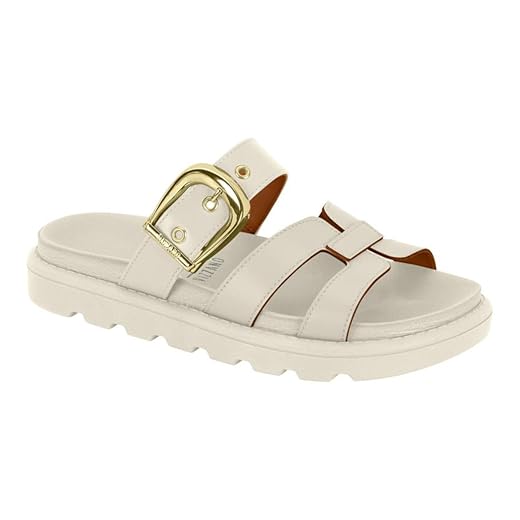 Sandália Feminina Vizzano – Birken Sola Tratorada, Moderna, Confortável para o Dia a Dia