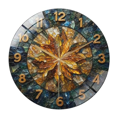 Reloj de Pared Redondo de 12 Pulgadas con Vidrio Templado miniatura 1