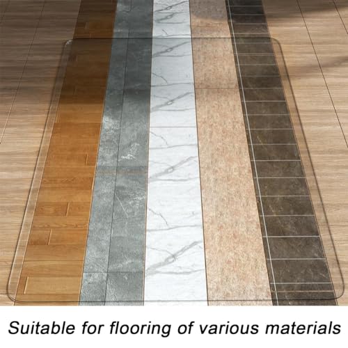 Alfombra Silla Oficina,Protector de Suelo para Silla de Oficina,Alfombrilla Transparente,Resistencia a los arañazos,para Silla de Juego de computadora,Escritorio,Suelos Duros,Espesor 1mm. (Tamaño : 5 - imagen 7