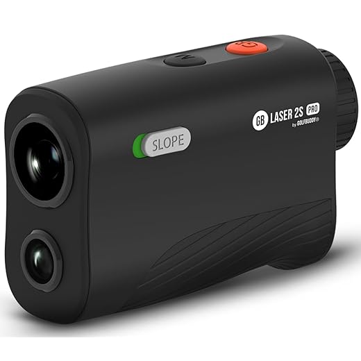 GolfBuddy GB Laser 2S Pro Golf Rangefinder with Slope, 2-193m Range, Pin Detector, Budder Mode, Scan and Triangulation, Accurate Rangefinder for Accuracy, Lightweight 161g