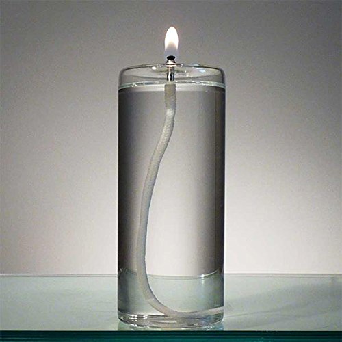 Firefly Dripless 6-Inch Refillable Glass Pillar Candle - Memory, Unity, Prayer And Window Candle Without The Wax Mess - Use Alone, In A Candle Holder Or Lantern - For Use In The Interior Of Your Home #TOP7