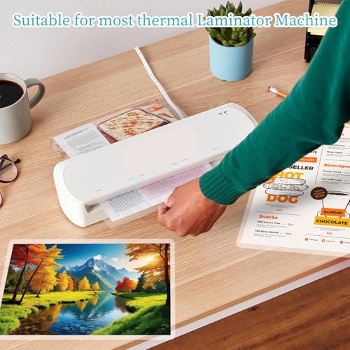 Image of Thermal Laminating Pouches 3 mil, Clear 9 x 11.5 Inch Laminating Sheet Paper for Thermal Laminator, Holds 8.5 x 11 Inch Letter Size Sheets (1000 Pack)