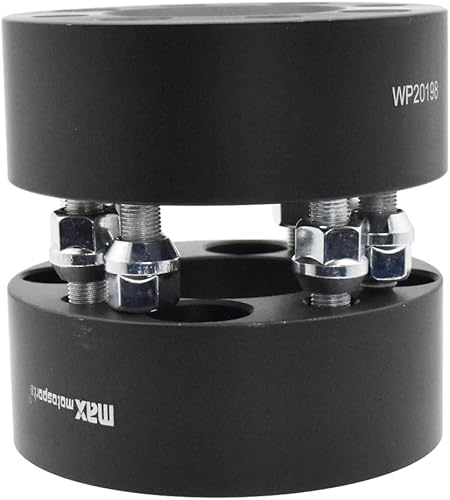 Miniatura 3 de Max Motosports 2 adaptadores espaciadores de rueda de 2.0 pulgadas 4x4 compatibles con tacos Yamaha Golf Cart M12x1.25