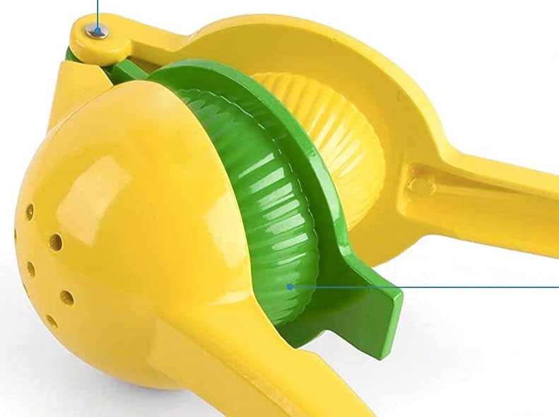 Miniatura 3 de SOL Prensa exprimidora de limón 2 en 1  Exprimidor manual, exprimidor manual de cítricos de máxima extracción, incluye colador integrado, resistente