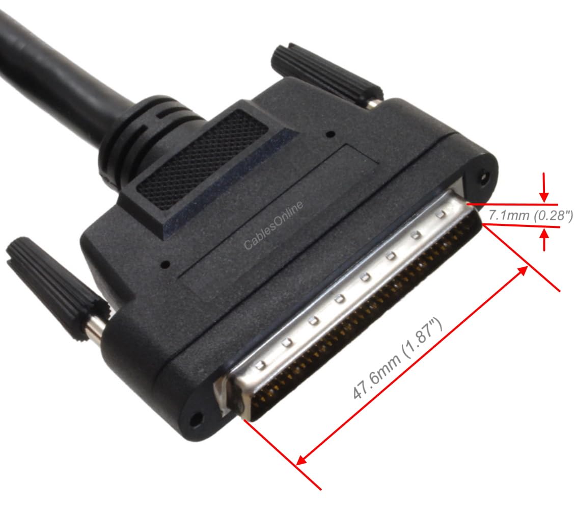Amazon.com: CablesOnline 6ft VHDCI 68-Pin 0.8mm Male to HPDB68 68