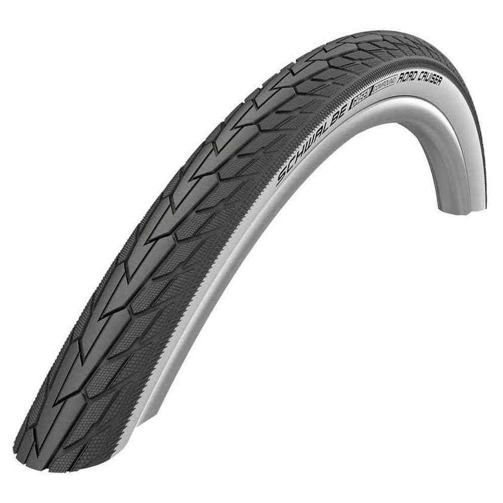 Schwalbe Road Cruiser 20 x 1.75 Inch White Wall Active Wire Bead Tyre with K-Guard