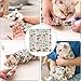 Cat Wrap for Grooming, Cat Restraint Wrap for Cutting Nails and Grooming, Self-Adherent, Anti-Bite, Anti-Scratch, Anti-Escape Calming Wrap, Cat Grooming Supplies