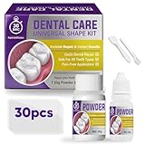 Tooth Filling Repair Kit - Temporäres Zahnreparatur-Set mit Werkzeugen zum Reparieren von fehlenden und gebrochenen Zähnen