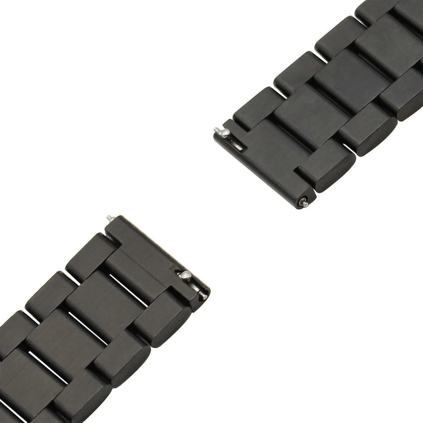 Pasek zegarowy metalowy stal ze stali nierdzewnej 18/20/22 mm płaska głowica akcesoria