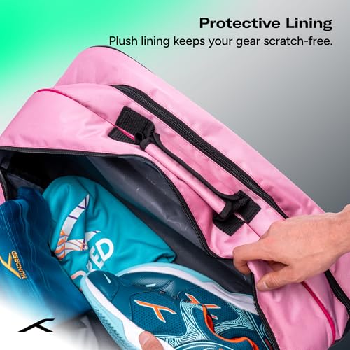 Image of HUNDRED Pickle Pack Pickleball Kit Bag | Spacious Paddle Sports Kit Bag with Large Compartment for Paddles, Shoes & Gear - Ideal for Sports, Gym & Travel | Unisex Design