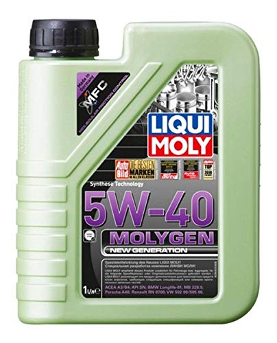 Liqui Moly 20230 Molygen New Generation 5W40 Motor Oil, 1 l, 1 Pack
