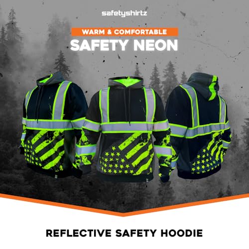 Image of SafetyShirtz SS360 ANSI Class 3 Type R Graphic Hoodie
