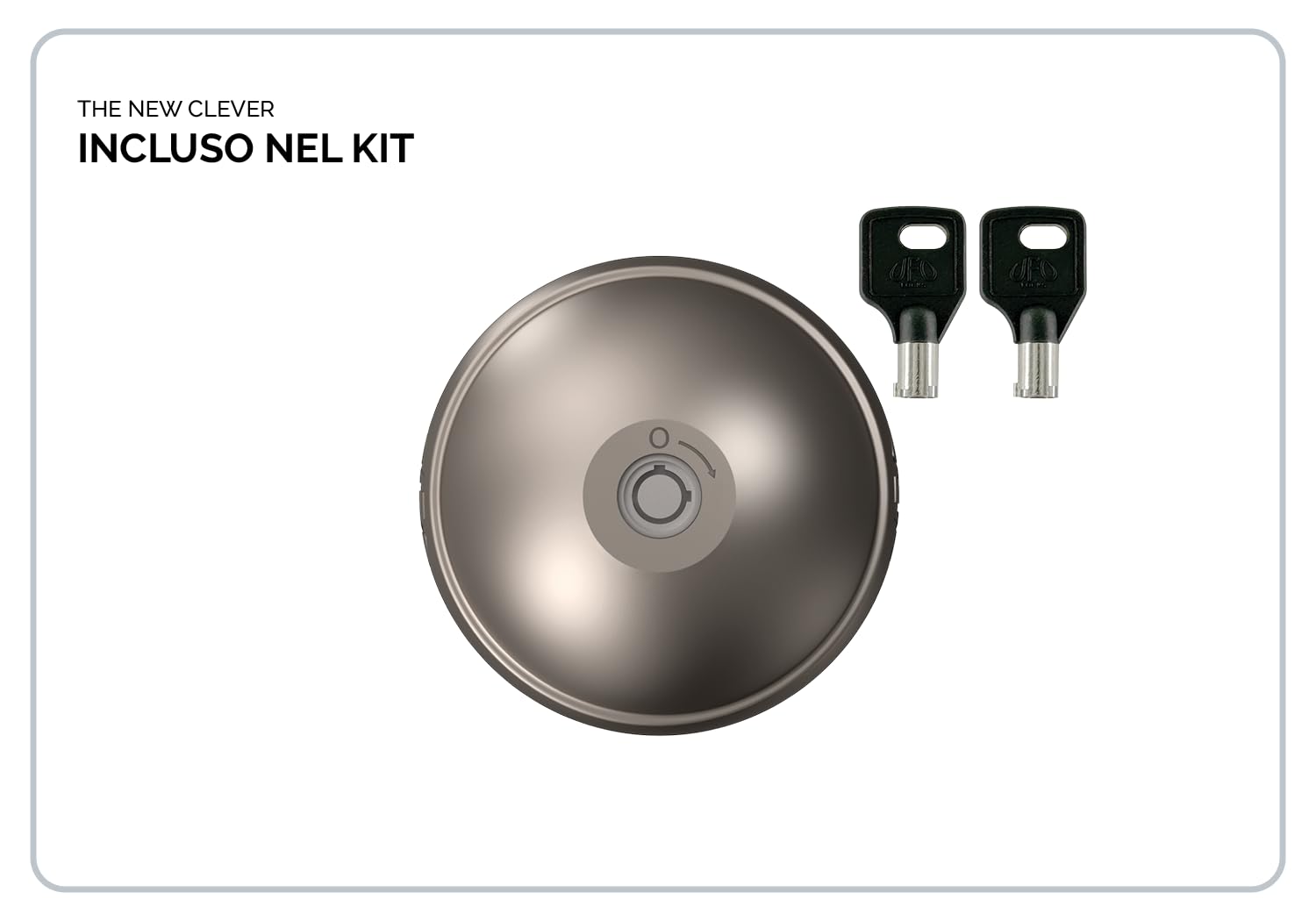 UFO MERONI SERRATURE Ufo - 3 Neo Smart Duo Serratura Antiscasso ad Alta Sicurezza per Furgoni e Veicoli Commerciali Leggeri, Doppia Chiusura Furgone Manuale Automatica, Lucchetto Furgone