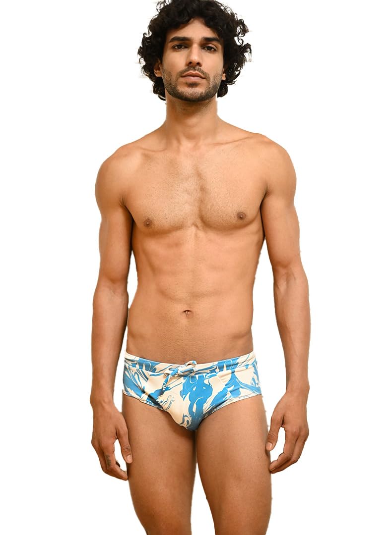 Basic Swim Breifs in Occean Splash Print-image-16