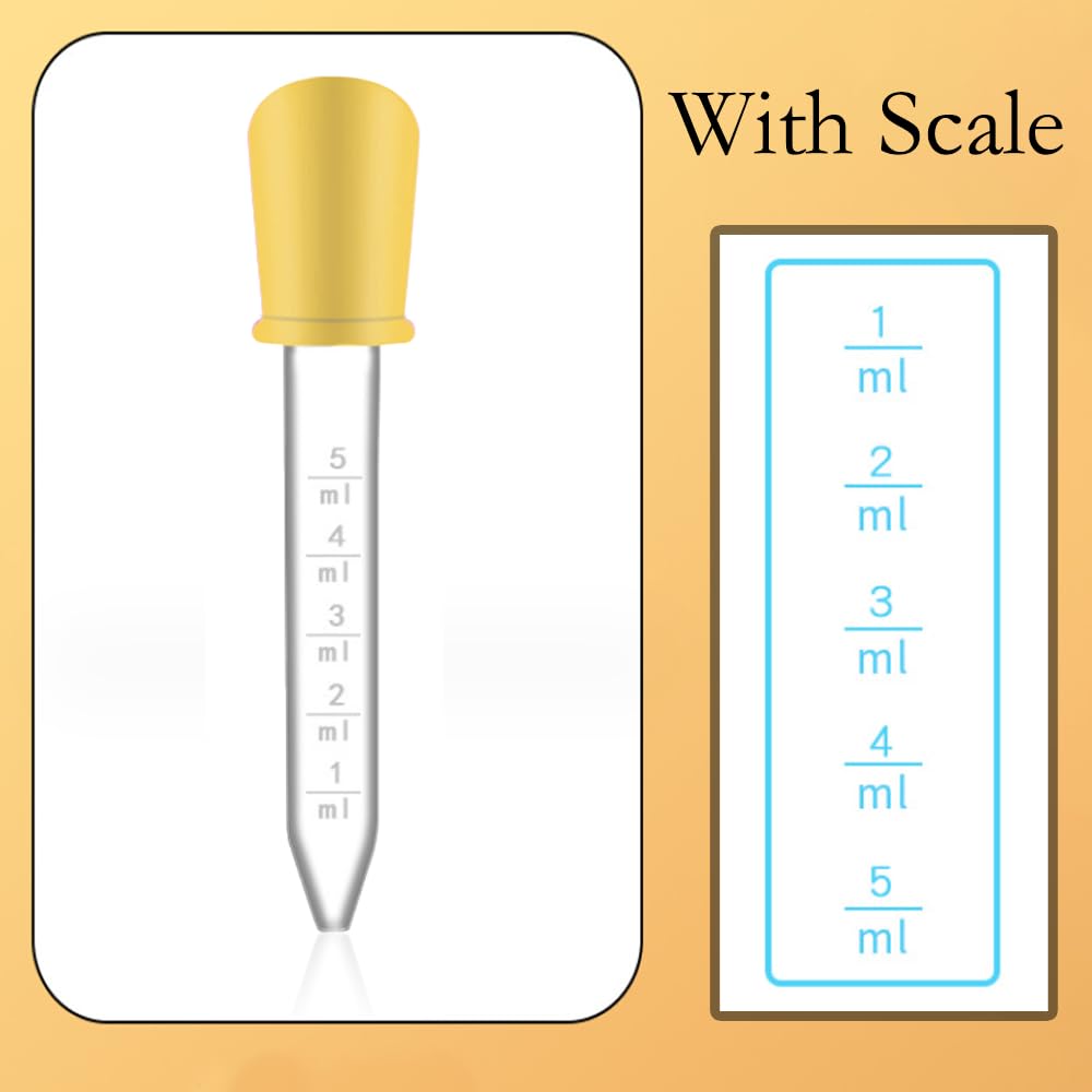Set 3 Pipette Contagocce In Silicone Da 5ml - Con Spazzola Pulizia Per Uso Domestico - Foto 5