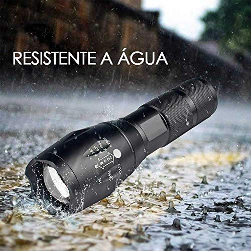 Lanterna X1000 Tatica Militar Original Estojo A Prova Dag