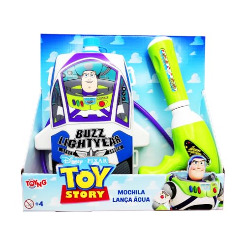 Toyng - Disney - Mochila Lança Água Toy Story Buzz