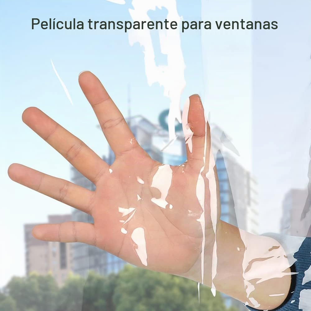 Película térmica para Aislamiento de Ventanas de PVC, lámina Aislante Transparente,Aislante Termico Ventanas para protección contra el frío(200x200 cm)
