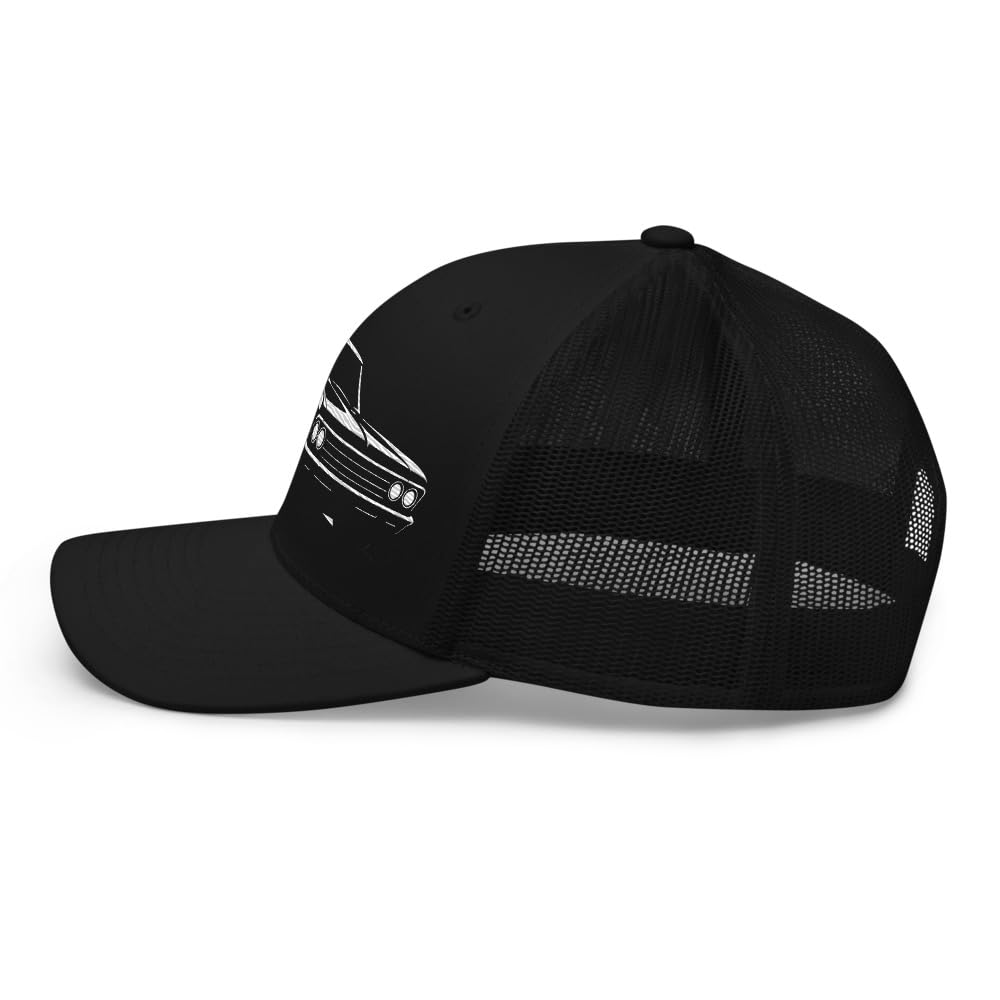 1966 Chevelle SS Trucker Hat – klasyczna haftowana czapka baseballowa Muscle Cars, retro Chevy, prezent dla facetów z samochodu