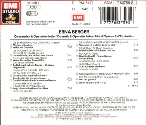 Miniatura 2 de Erna Berger Operatic and Operetta Arias