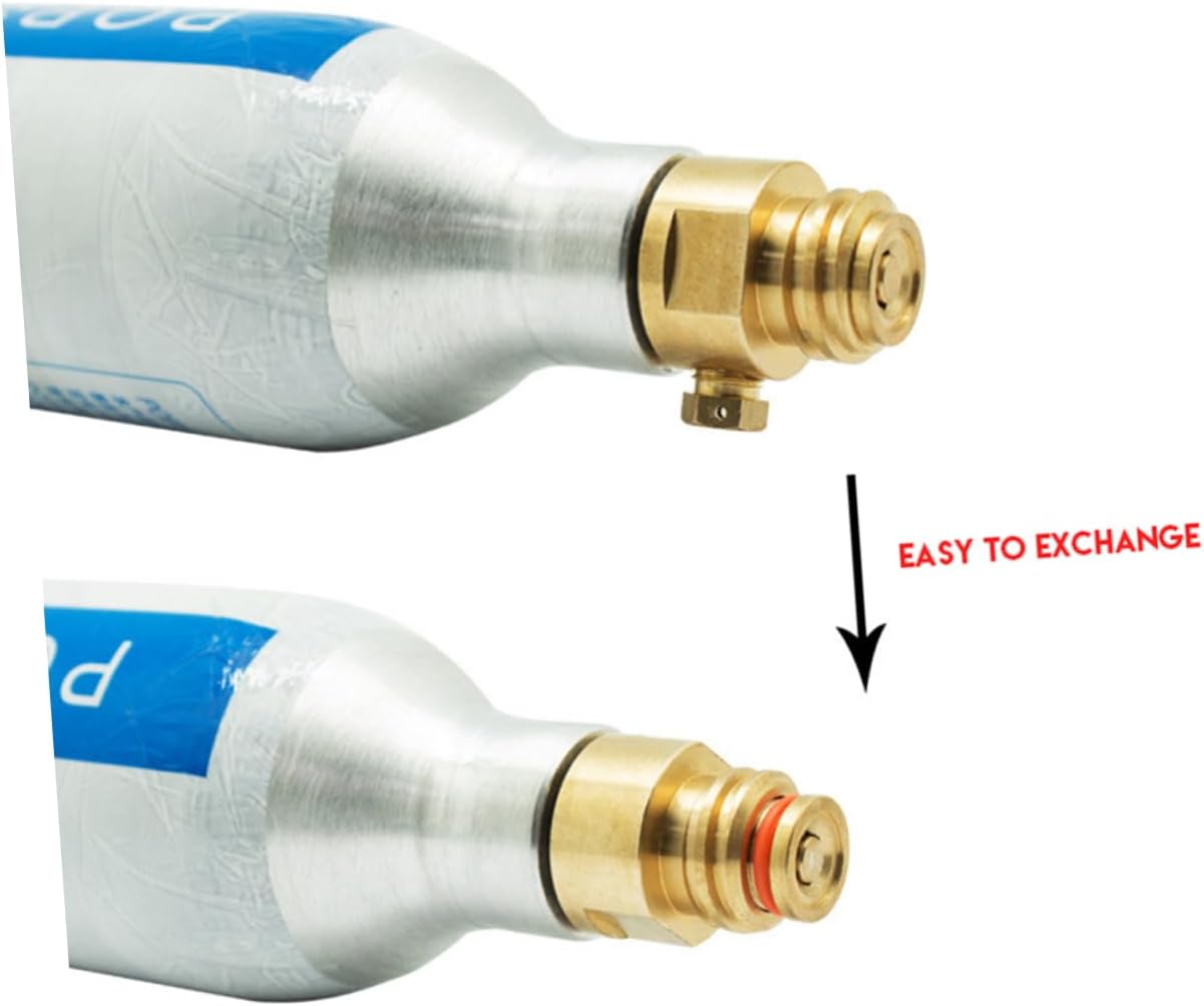 Professional Use Brass Soda Bottle Connector Adapter M18x1.5 Tr21.4 Easy Screw Design Reliable