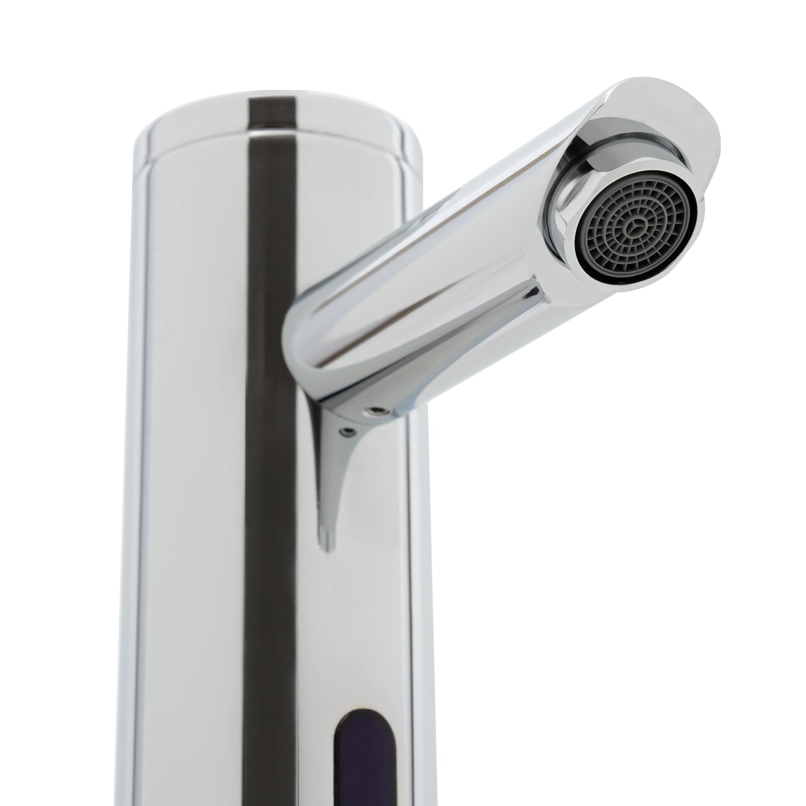 Rubinetto con sensore senza contatto con regolatore di temperatura, rubinetto elettronico per cucina e bagno (acqua fredda/calda), rubinetto igienico e a risparmio d'acqua in moderno design cromato